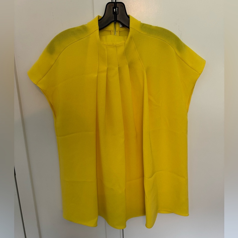 Tibi yellow top